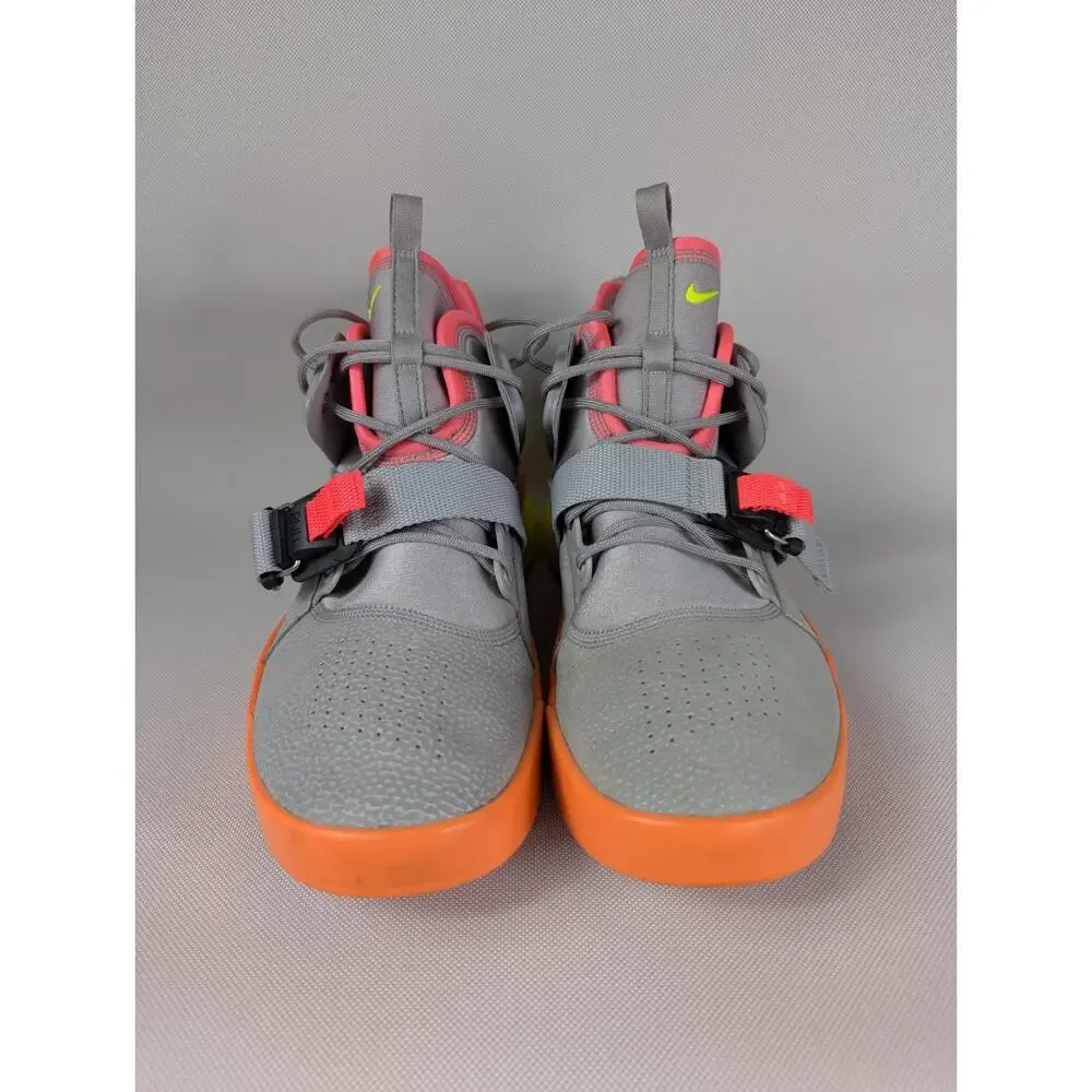 Nike Air Force 270 Sherbert Gray Orange Men’s Size 11.5 AH6772-007 WORN TWICE